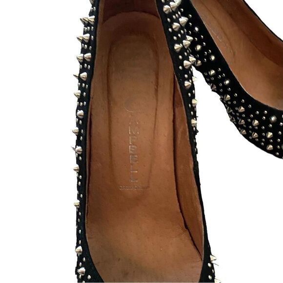 Jeffrey Campbell Spiked + Studded Black Suede Heels Women’s US Size 8 - Picture 4 of 9